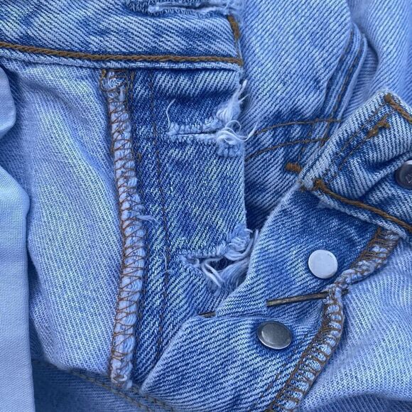 VTG Levis 501 Jeans 38x32 Blue Button Fly Straight Original Denim Mexico - Picture 10 of 10